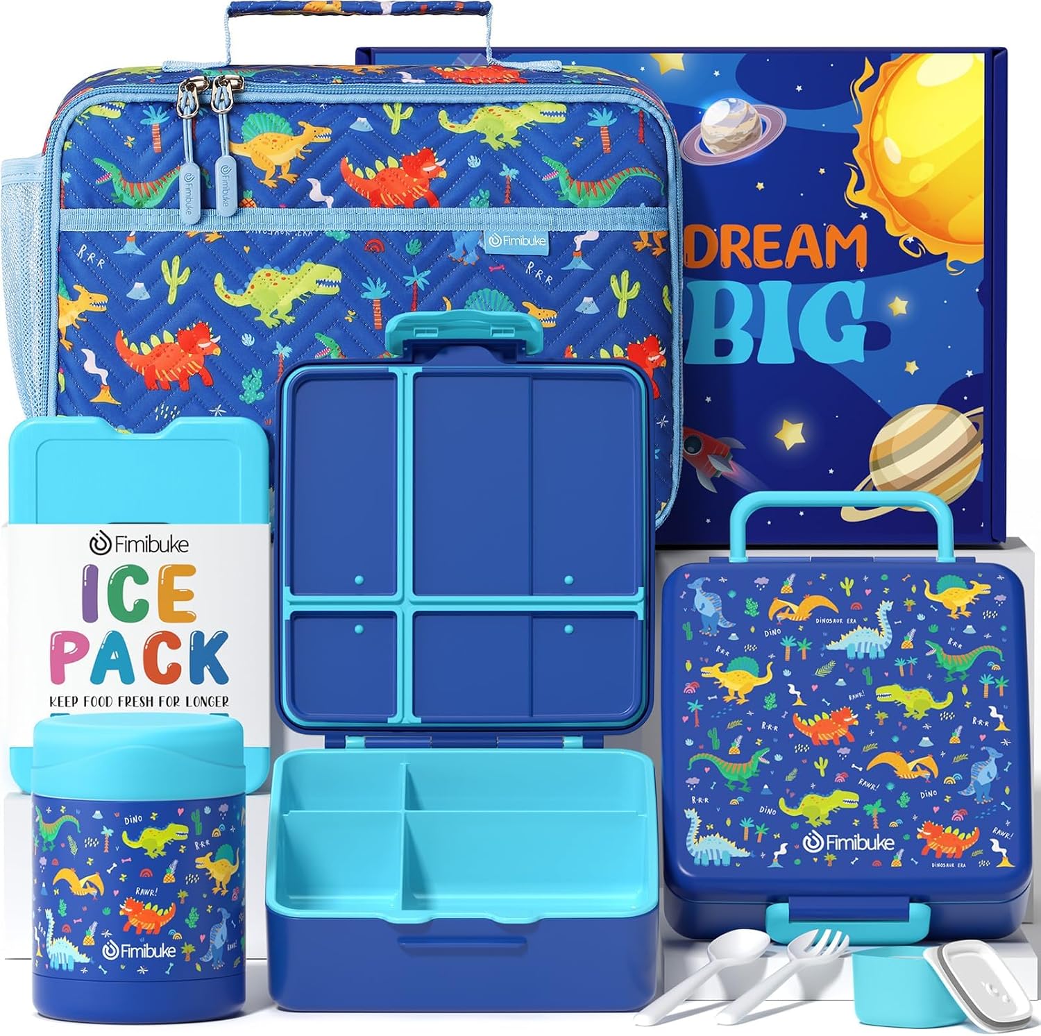 Fimibuke 7‑Piece Lunch Set (Insulated Bag)