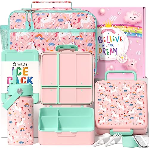 Fimibuke 7PC Bento Lunch Box Set