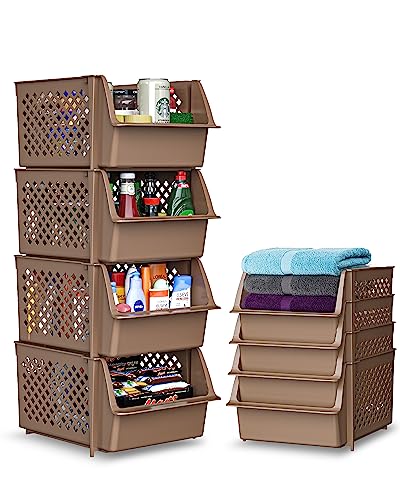 TidyFriend Stackable Storage Bins