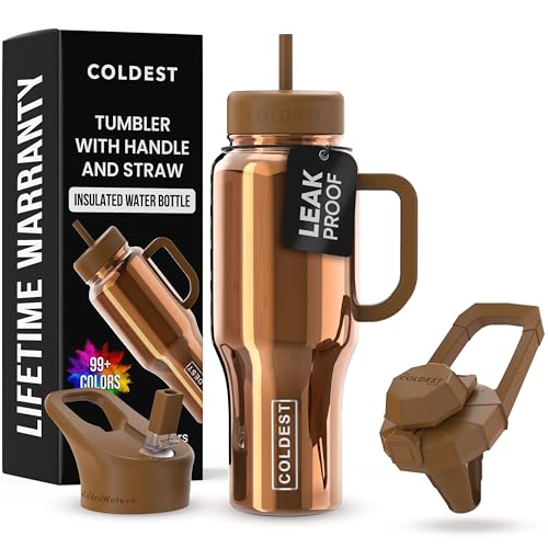 Coldest Tumbler 36 oz (Gold Reflections)