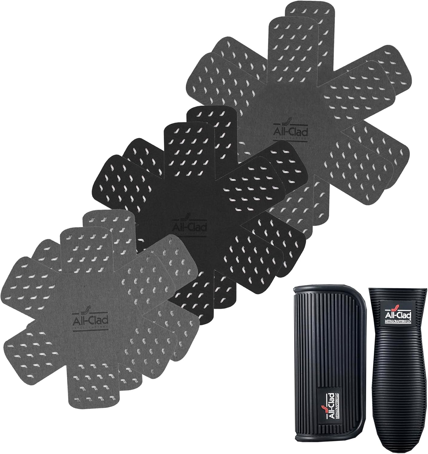 All-Clad Pot Protectors & Silicone Grip Set