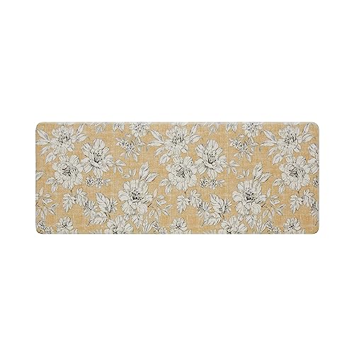 Laura Ashley - Anti-Fatigue Kitchen Mat (Tawny Yellow)