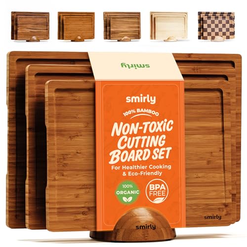 SMIRLY 3-Piece Carbonized Bamboo Set