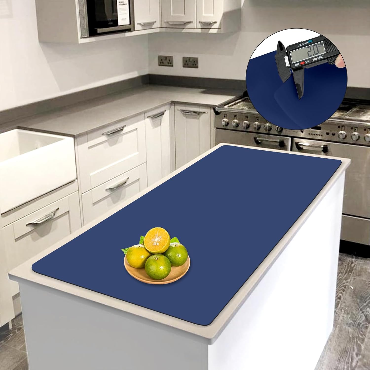 Goldleaf 2mm Silicone Mat (Deep Blue)