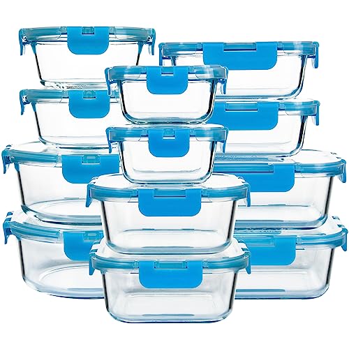 FAWLES 12-Pack Glass Containers