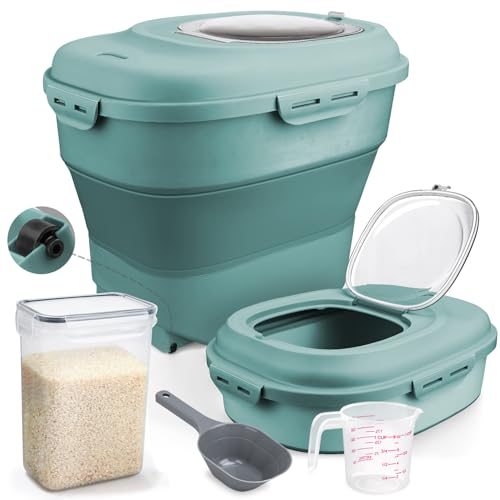 Komzon Collapsible Rice Storage Bin