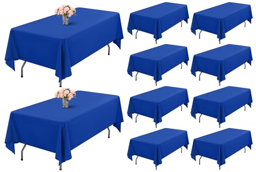Showgeous 10 Pack Royal Blue Tablecloth