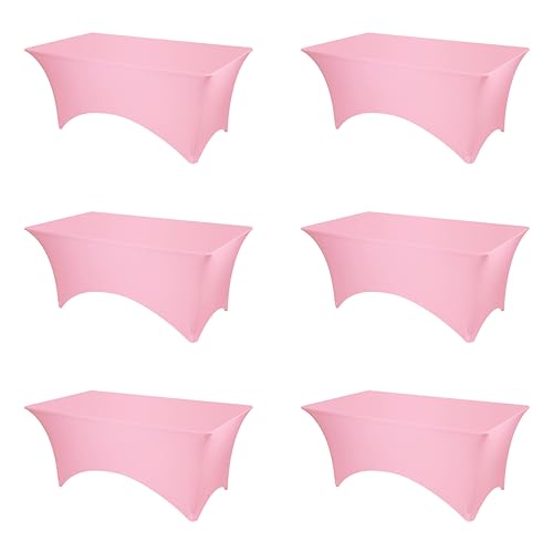 BRILLMAX Pink Fitted Spandex Table Covers