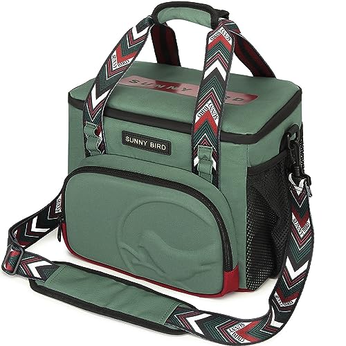 SUNNY BIRD 12L Insulated Lunch Bag (Green)