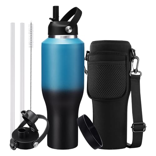 DIGJUPER 40 oz Skinny Bottle