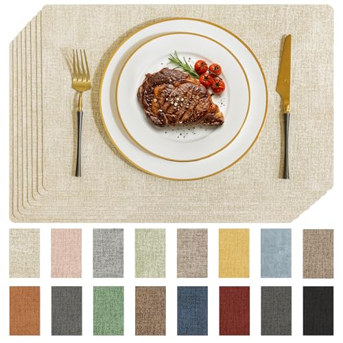Romanstile Vinyl Placemats (Beige)