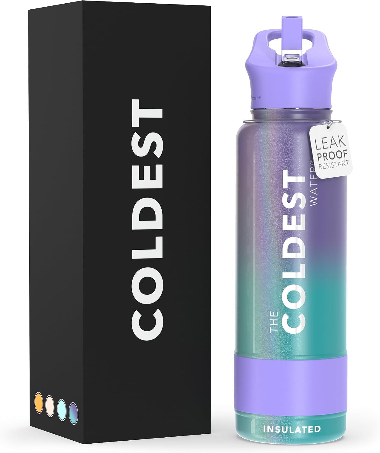 Coldest Insulated Water Bottle (Interstellar Reef, 40 oz)
