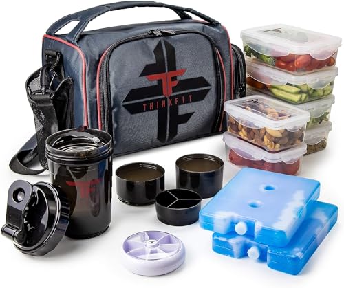 ThinkFit Red Reusable Lunch Bag