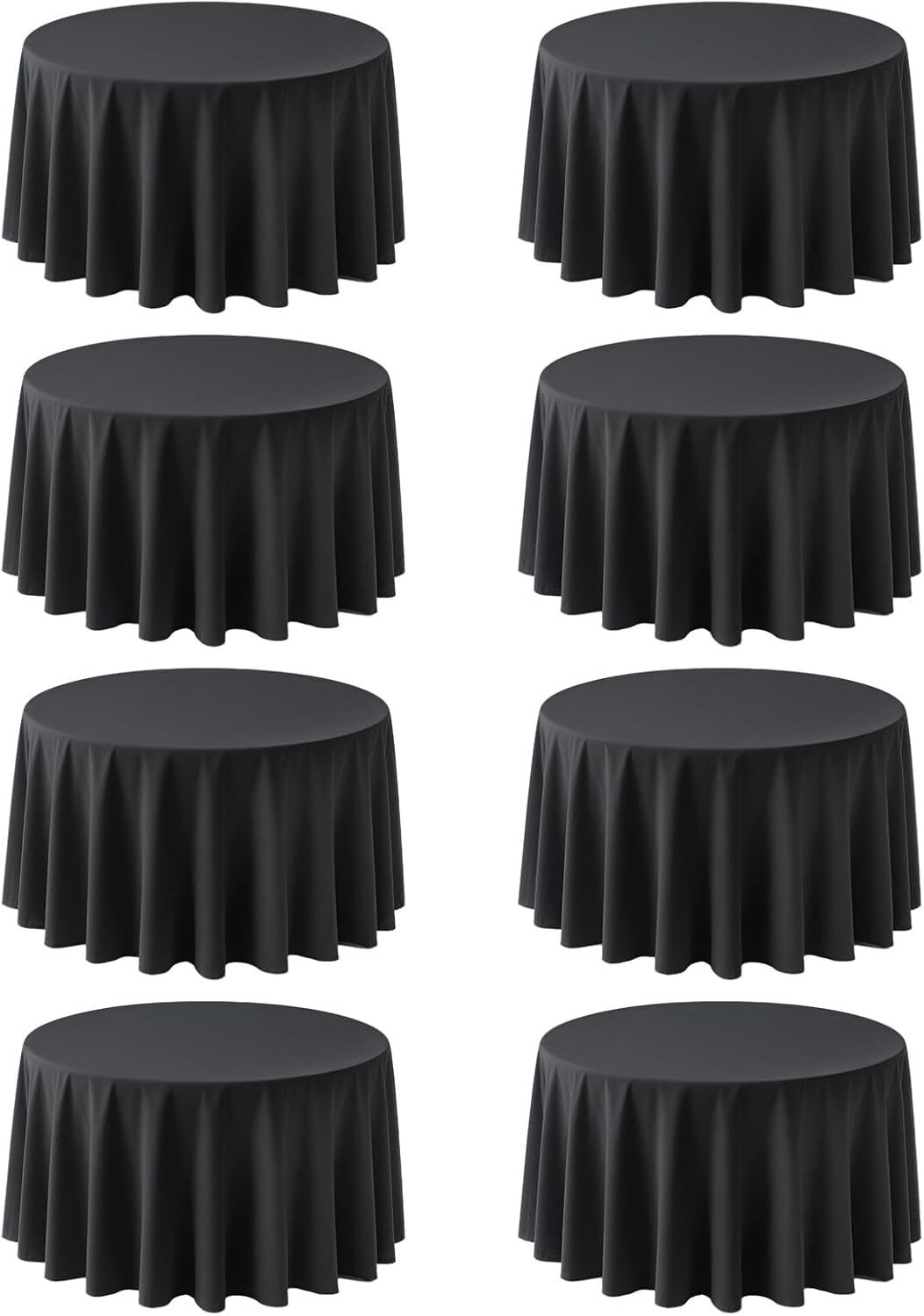 RestfulGlow 90" Black Round Set