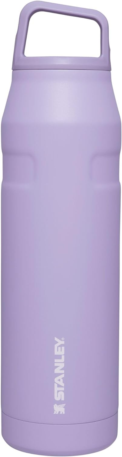 Stanley IceFlow Cap and Carry Water Bottle | Wide Mouth Twist Lid | Lightweight & Leakproof for Travel & Sports | Insulated Stainless Steel | BPA-Free