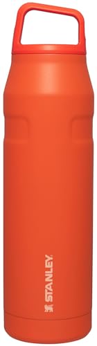 Stanley IceFlow Cap and Carry Water Bottle | Wide Mouth Twist Lid | Lightweight & Leakproof for Travel & Sports | Insulated Stainless Steel | BPA-Free