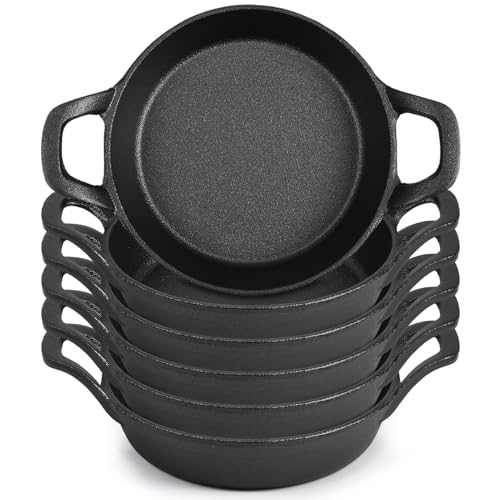 Mini Cast Iron Skillets (6-pack)