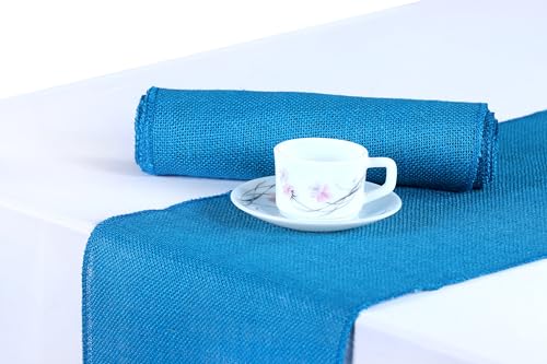 MDS Teal 10-Pack Burlap Runner