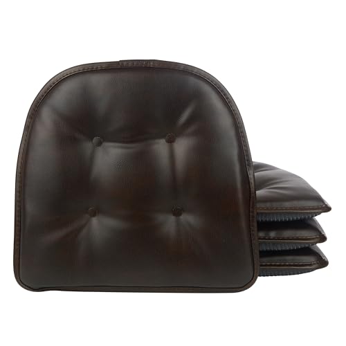 Klear Vu Omega Faux Leather Dark Brown (4 Pack)