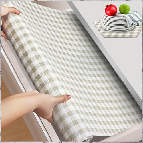 Beautysaid Checkered Shelf Liner