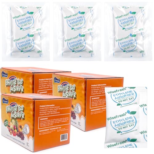 WiseFresh 90 Packs 5 Gram Ethylene Gas Absorber Packet