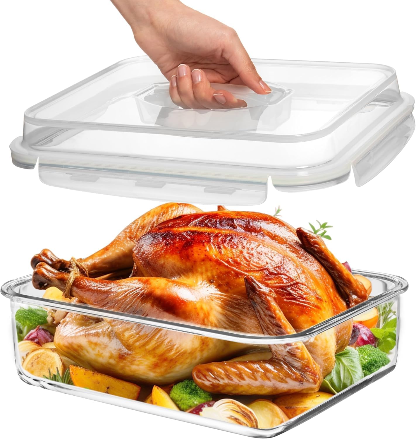 Razab 4800 ML Large Glass Container