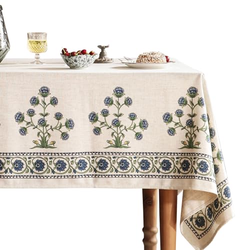 patdrea Small Blue Rectangle Table Cloth
