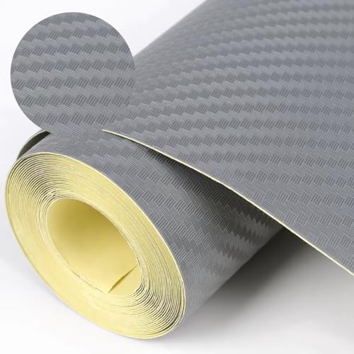 ChiKiner Self-Adhesive Shelf Liner (Silver)