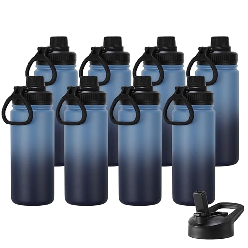 DOMICARE 16 oz Kids Water Bottle (Blue/Navy)