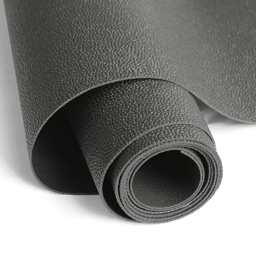 WochiTV Shelf Liner for Cabinets, Drawer Non Adhesive Non Slip Foam Mat for Kitchen, Pantry, Bathroom, Cupboard, Garage, Closet, Shelves, Drawer, Tool Box, Gray 23.6 x 354 inches