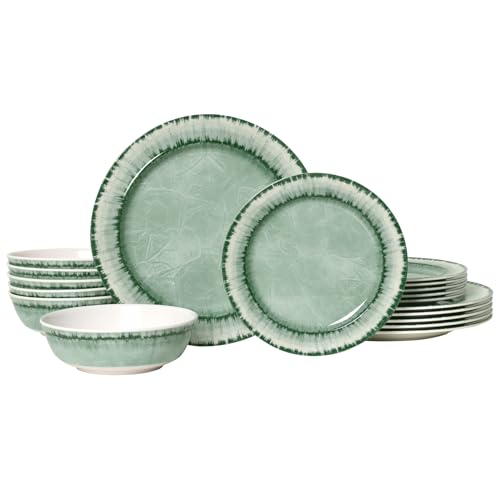 AELS Melamine Dinnerware Set, 18 Pc