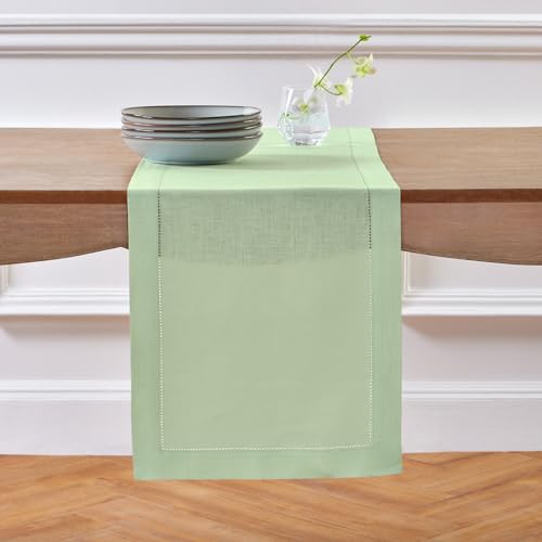 Solino Home Linen Light Green 14 x 108"