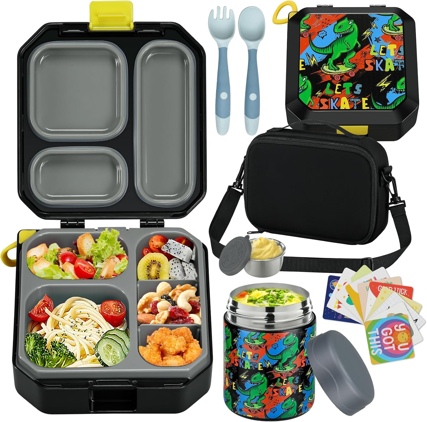 wiwens Kids Bento with Hot Food Jar