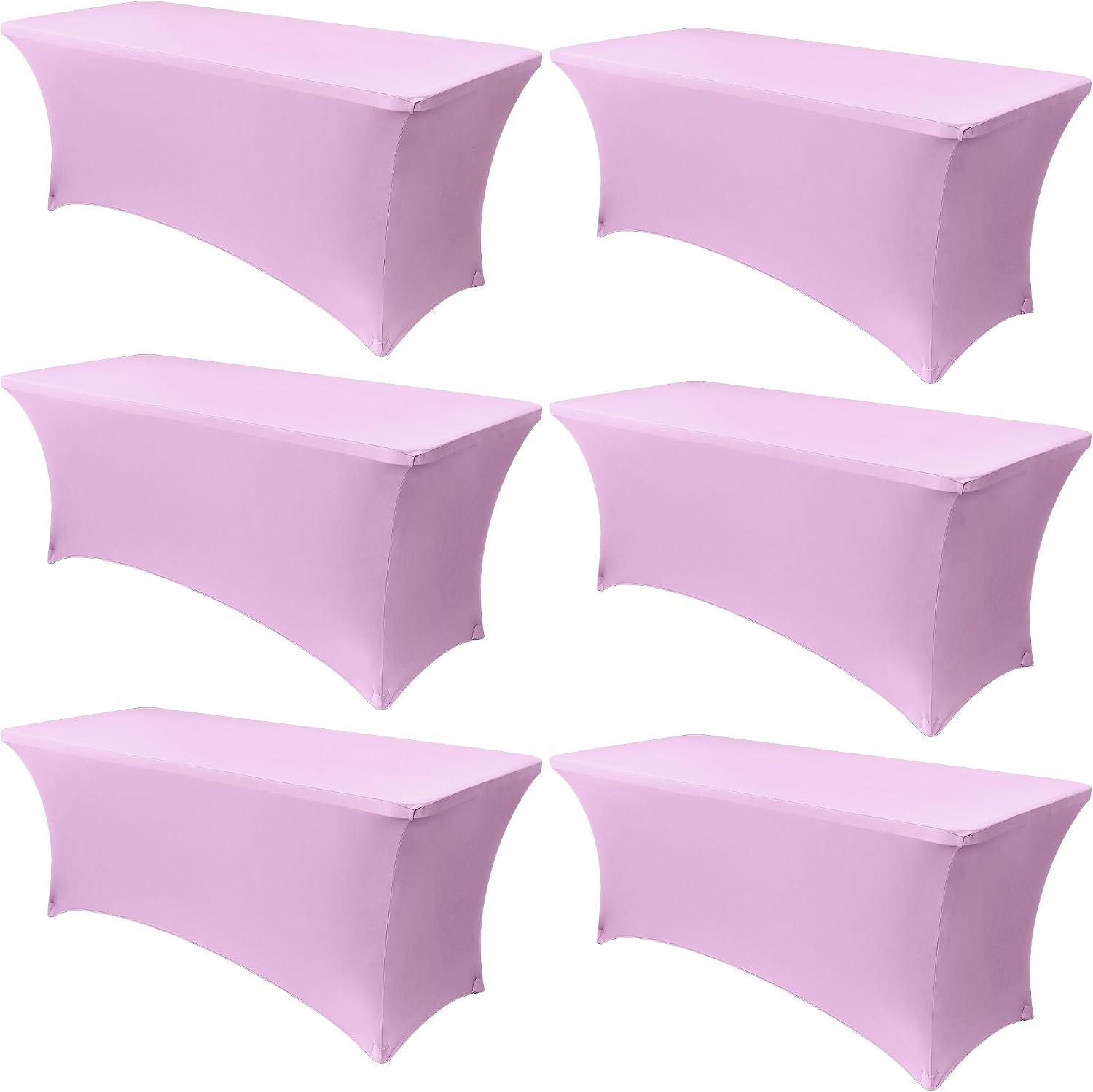 Obstal Stretch Spandex Table Covers (Light Purple)