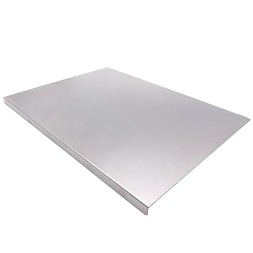 Stainless Steel Cutting Boards for The Kitchen, Suitable for Meat, Fruits, Vegetables, Bread, and Baking Large-sized Cutting Boards (60 x 40cm/23.6 x 15.7 in)