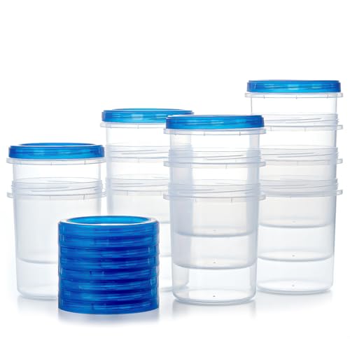 Food Storage Containers with Twist Top Lids