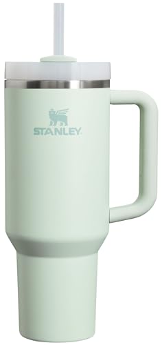 STANLEY Quencher H2.0 Tumbler with Handle and Straw 40 oz | Flowstate 3-Position Lid | Cup Holder Compatible for Travel | Insulated Stainless Steel Cup | BPA-Free | Mist