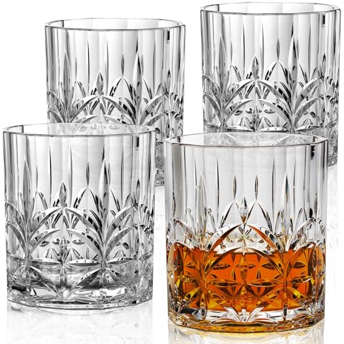 Bravario Tritan Whiskey Double Rocks (Set of 4)