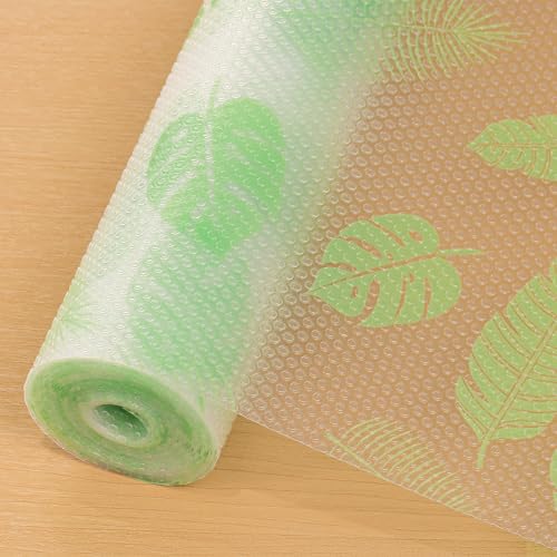 Cooyes Shelf Liner Premium Non-Adhesive Cabinet & Drawer Liner for Kitchen Waterproof Shelf Paper with Modern Pattern Durable EVA Cabinet Mat Easy to Cut