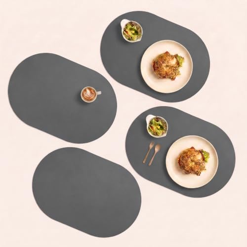 25 ROOF Grey Silicone Placemats