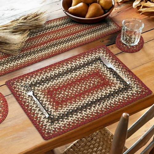 Homespice Chester Jute Rectangle (Set of 4)