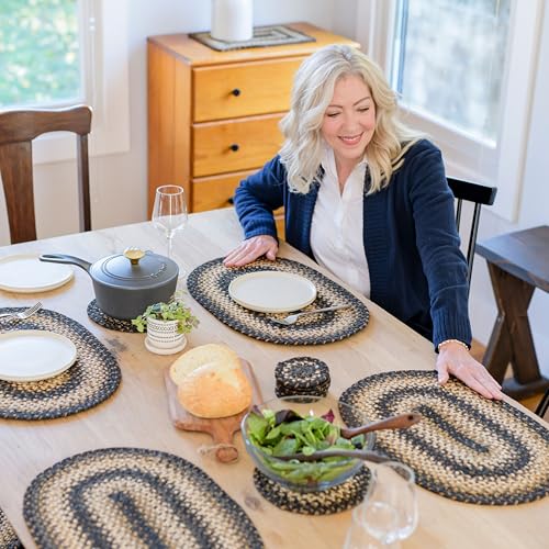 Kilimanjaro Jute Braided Placemats Set of 4
