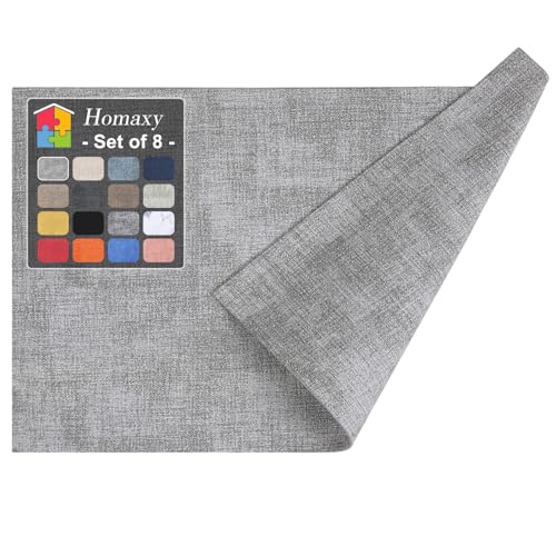 Homaxy Faux Leather (Light Grey)