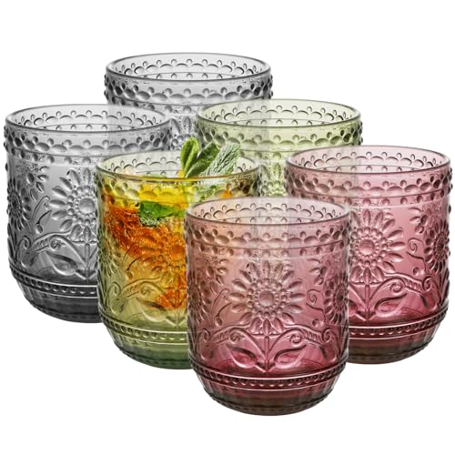 Topsky Vintage Drinking Glass Set