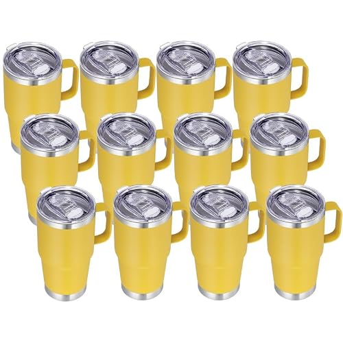 VEGOND 20 oz Tumbler 12 Pack (Powder Yellow)