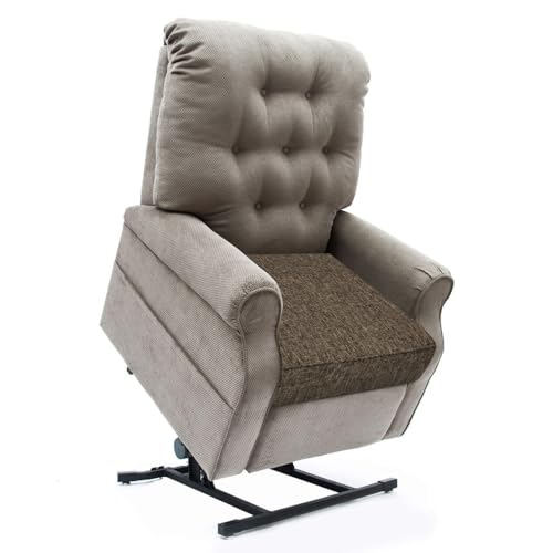 BUYUE Thickened Chair Cushion for Elderly 20" x 20" x 5", Original Woven Fabric High-Density Foam Recliner Chair Pad Couch Armchair Seat Cushion, Brown