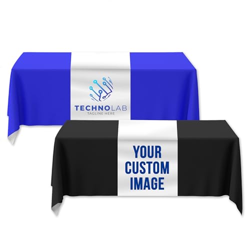 Ships Next Day, Made in USA - Custom Table Runner with Business Logo - Events, Parties, Ceremonies - Personalized Kitchen Decor & Small Business Essentials (36"x72")