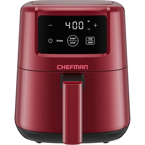 CHEFMAN 2 Qt Mini Air Fryer (Red)