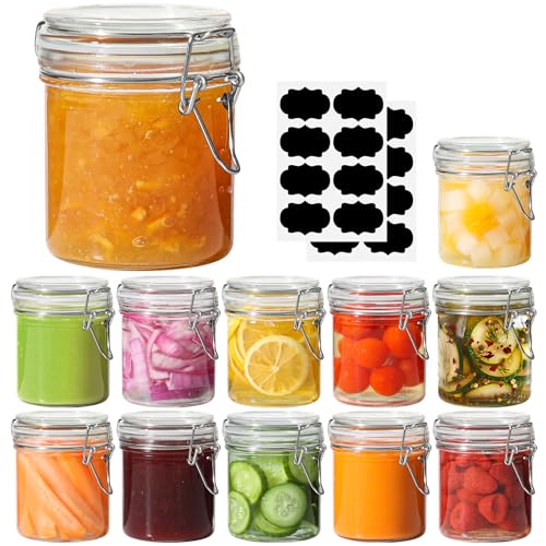 ComSaf Airtight Glass Jars (12)