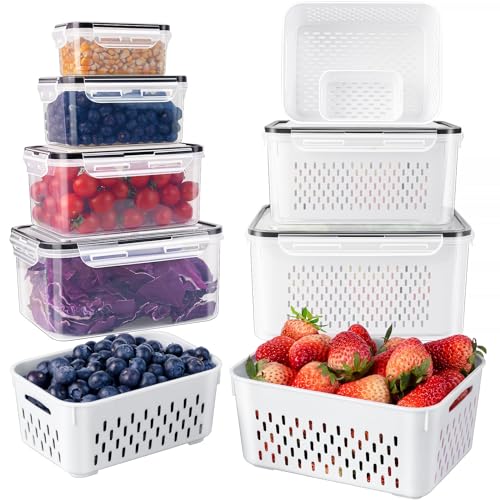 Freshmage 6 PCS Large Fruit Containers